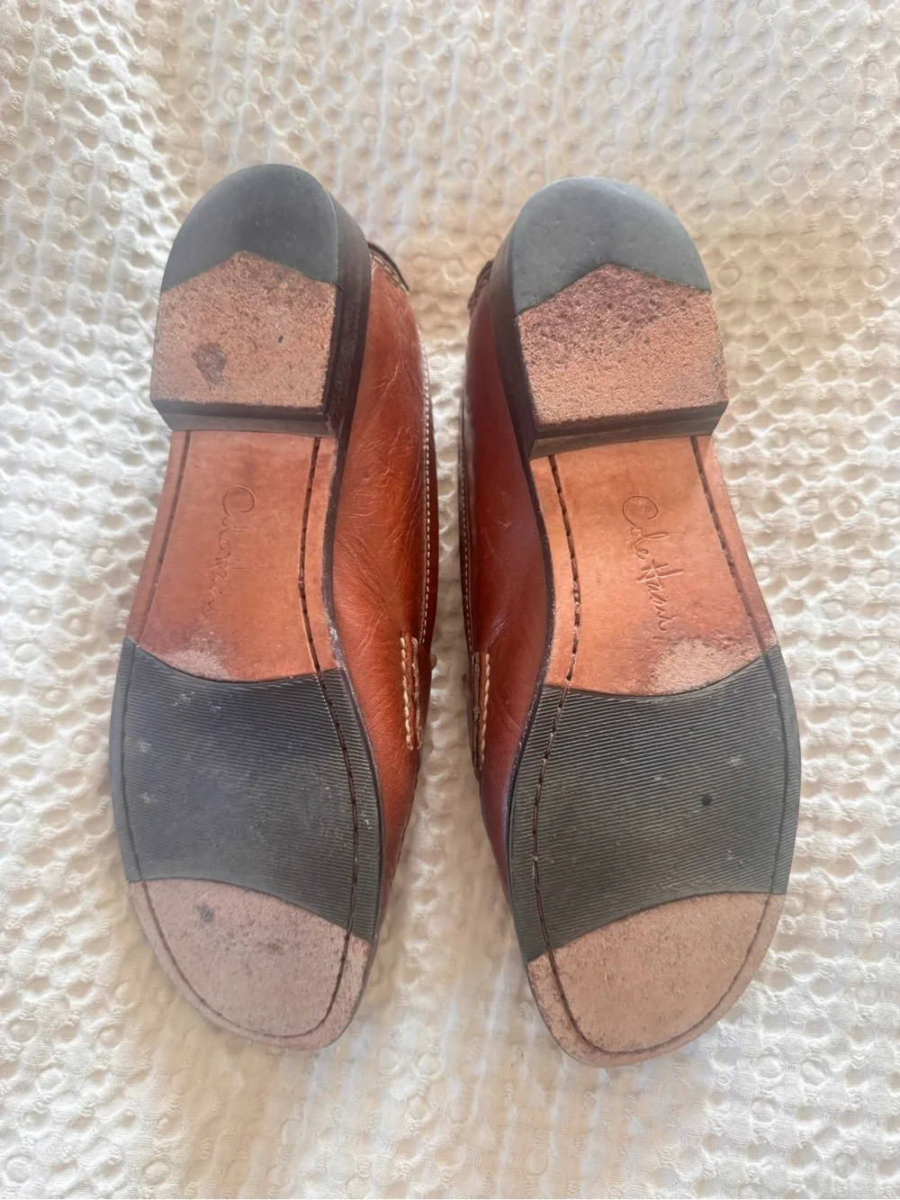 Cole Haan Women’s Brown Leather Tassel Loafers size 7 - Picture 5 of 5